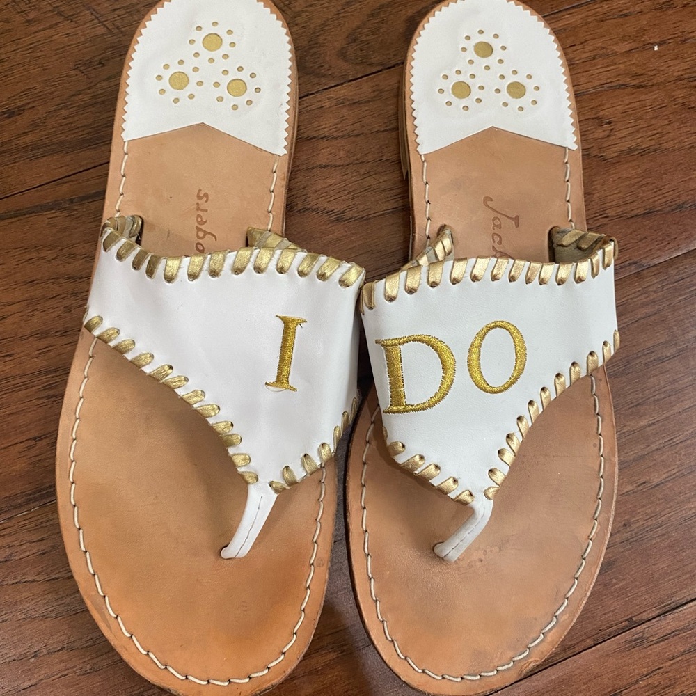 Jack Rogers “I Do” sandals